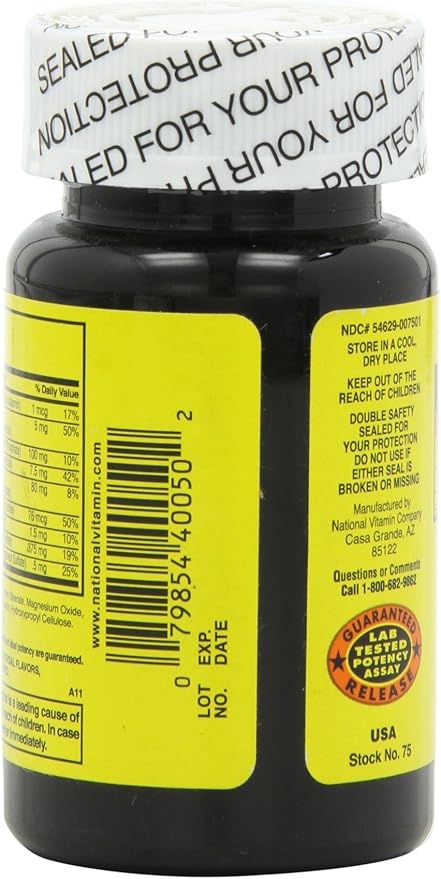 Nature's Blend NAT B MULTIVITAMIN & MIN TB, Assorted, 100 Count