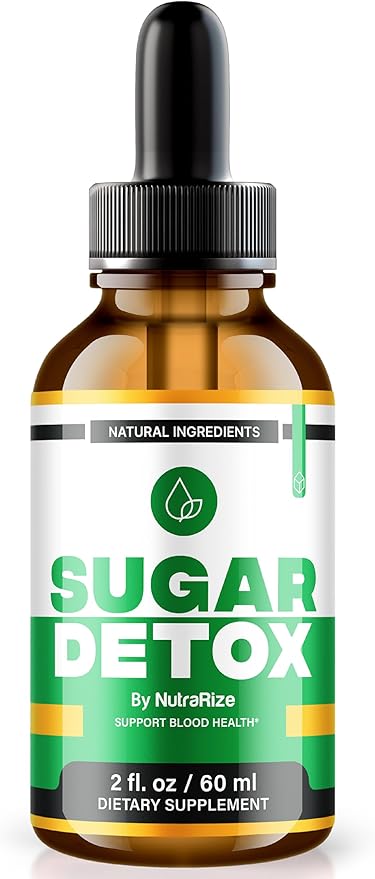Sugar Detox, Sugar Detox Drops, 21-Day Sugar Detox Challenge, All-Natural Liquid Cleanse for Beginners, Premium Blood Formula Gotas Reviews (30 Servings)
