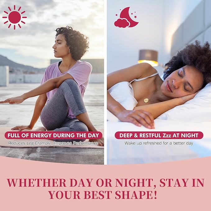 Potassium Magnesium Gummies - High Absorption Magnesium Glycinate 500mg & Potassium Citrate 200mg Plus Omega 3, B6, D3, K2 & Calcium - Chewable Gummy for Leg Cramps, Immunity & Energy - 60 Count