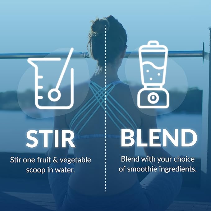 Equilife - Daily Fruit & Vegetable Blend, Fruits and Vegetables Supplements, Vitamin C, 9 Essential Amino Acids, Promotes Energy, Low-Sugar, Easy-to-Use, Vegan, Non-GMO (Crisp Apple, 30 Servings Bag)