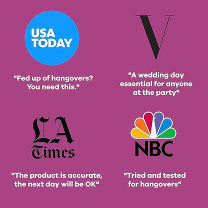 Good Morning - Hangover Pills | Clinically Tested Relief + Liver Support with Electrolytes, Milk Thistle + DHM for Better Morning Recovery. Cheers!