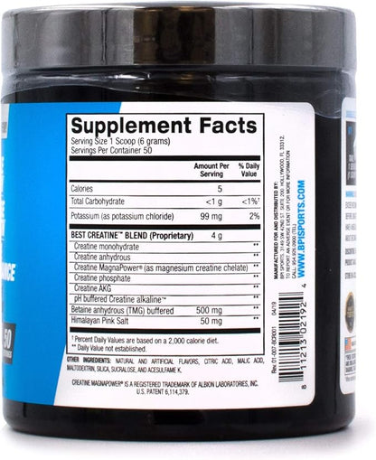 BPI Sports Best Creatine – Creatine Monohydrate, Himalayan Salt – Strength, Pump, Endurance, Muscle Growth, Muscle Definition – No Bloat – Fruit Punch – 50 servings – 10.58 oz.