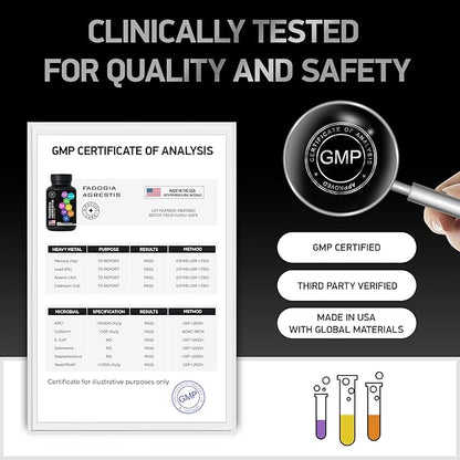 Fadogia Agrestis and Tongkat Ali Supplement - Fadogia Agrestis 600mg, Longjack Tongkat Ali for Men and Women 500mg, Saw Palmetto Ashwagandha Maca Fenugreek - Performance, Drive, Strength - 120 Caps