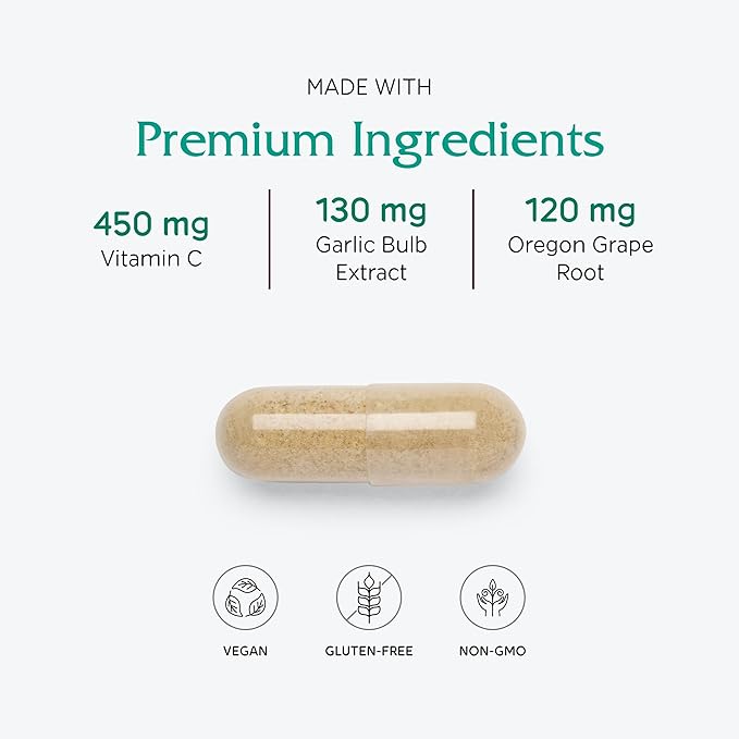 Vitanica Immune Symmetry, Immune Support, Vegan, 60 Capsules