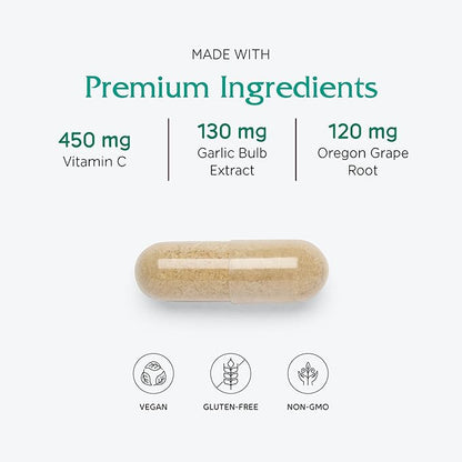 Vitanica Immune Symmetry, Immune Support, Vegan, 60 Capsules