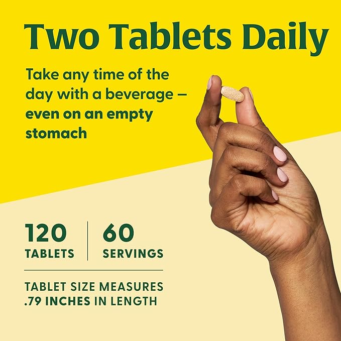 MegaFood Women's 55+ Advanced Multivitamin for Women - Doctor-Formulated with Choline, Vitamin D3, Vitamin B12, Biotin - Plus Real Food - Optimal Aging, Vegetarian - 120 Tabs (60 Servings)