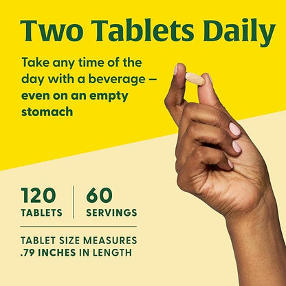 MegaFood Women's 55+ Advanced Multivitamin for Women - Doctor-Formulated with Choline, Vitamin D3, Vitamin B12, Biotin - Plus Real Food - Optimal Aging, Vegetarian - 120 Tabs (60 Servings)