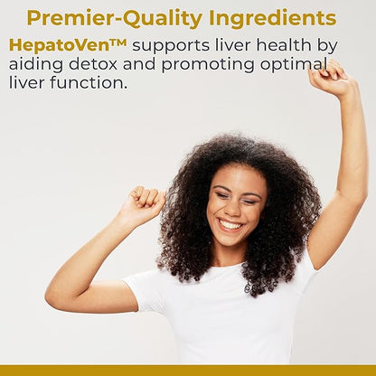 Premier Research Labs HepatoVen - Milk Thistle Liver Support, Liver Cleanse & Maintain, Liver Pills, Liver Vitamins for Women & Men with Artichoke Extract - 60 Vegetarian Capsules