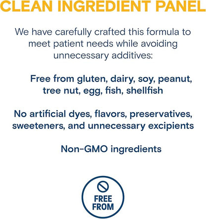 Bariatric Fusion Dissolvable Vitamin D3 5000 IU Quick Melt | Lemon Citrus Flavored Chewable Vitamin D Supplement | Healthy Bone Support* | Gluten, Dairy, and Soy Free | 90 Fast Melting Tablets