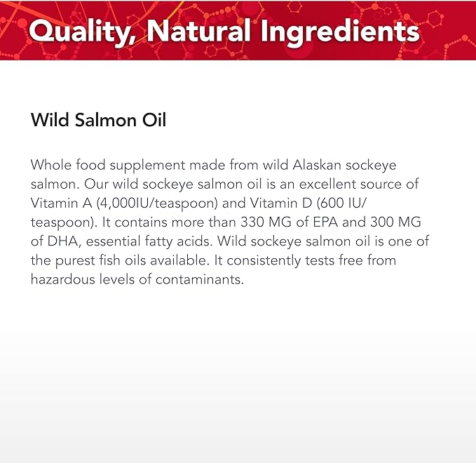 Physician's Strength PolarVite - 8 fl oz - Vitamin A & D Wild Sockeye Salmon Fish Oil with Natural Astaxanthin