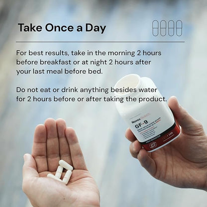 Novex Biotech GF-9 – HGH Boosting Supplement for Men – Workout Complex for Men – Support Energy, Endurance, Sleep, 84 Ct (21-Day Supply)