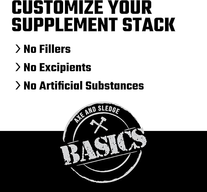 Axe & Sledge Basics Citrulline Unflavored, 40 Servings