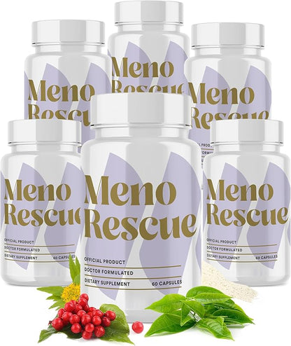 Menopause Supplements for Women - All Stage Meno Relief for Hot Flashes - Women's Hormone Support - Complete Menopause Relief - Menopause Support for Over 50 - Happy Natural Harmony Formula - 6 Pack