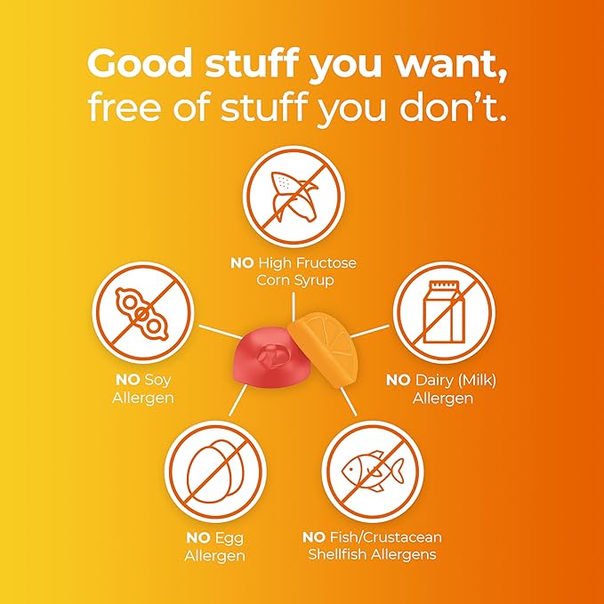 One A Day Women’s Multivitamin Gummies, Supplement with Vitamin A, Vitamin C, Vitamin D, Vitamin E and Zinc for Immune Health Support, Calcium & more, Orange, 230 count, Fruity