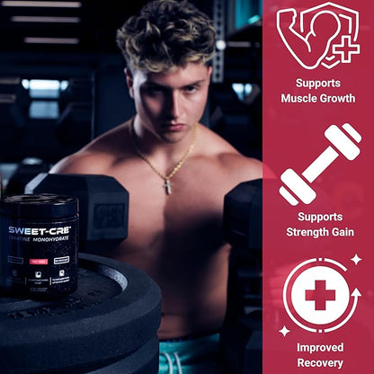 Creatine Monohydrate – 5g Creatine Monohydrate Powder – Advanced Creatine for Women and Men – Bulk Supplements Creatine with Organic Ingredients – Delicious Fruit Punch Flavor – 9.8oz