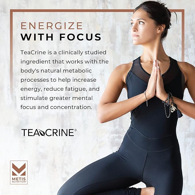 Pyro Stim 7 Metabolism Booster Fat Loss Support Energy Boost - Once-A-Day Thermogenic with Teacrine for Focus, Appetite Control, Muscle Toning, and Mood Control (60 Capsules)