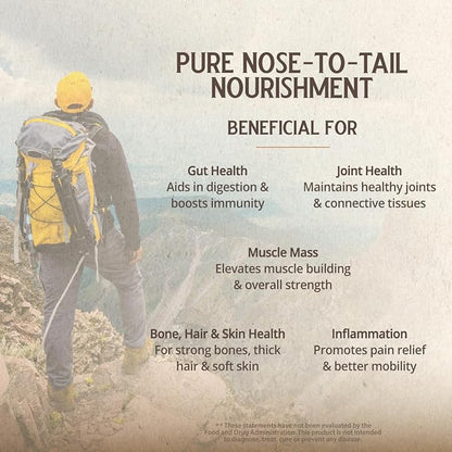 Grass Fed Bovine Collagen: 3000 Mg per Serving (30 Servings)