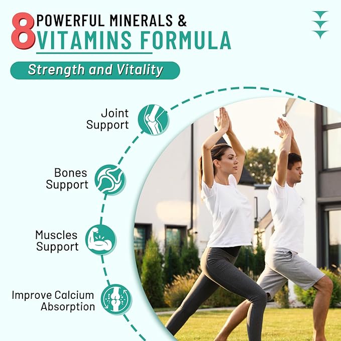 Calcium Magnesium Zinc Gummies with Vitamin D3, Sugar Free Calcium Magnesium Supplement for Bone & Teeth Strength, Muscle Function - Vegan, Raspberry Flavor, 120 Count