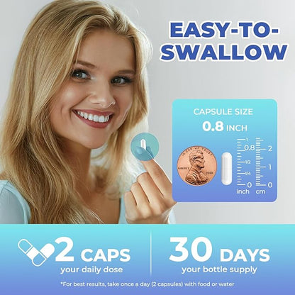 GLP-1 Supplement Support, with Naturally GLP-1 Supplement Probiotic, Hops & Green Tea Extract, GLP 1 Supplement for Gut, Energy