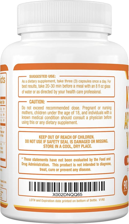 Purely Optimal Keto BHB & Apple Cider Vinegar Capsules - Exogenous Ketones Supplement with The Mother for Ketosis Support, Healthy Lifestyle & Overall Well-Being - 90 Capsules