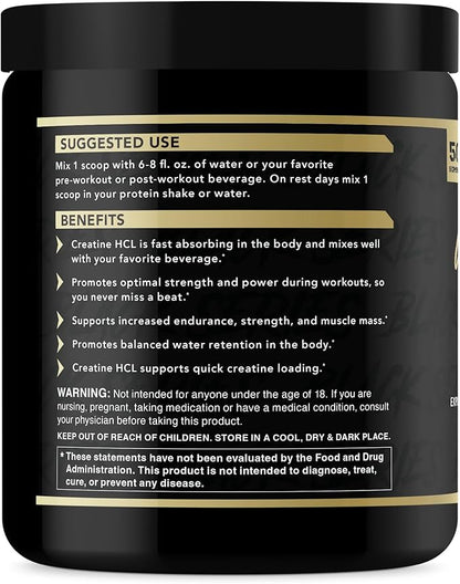 Creatine Carnage, Creatine HCL, Supports Optimal Strength, Endurance, Muscle Mass, and Fast Loading*