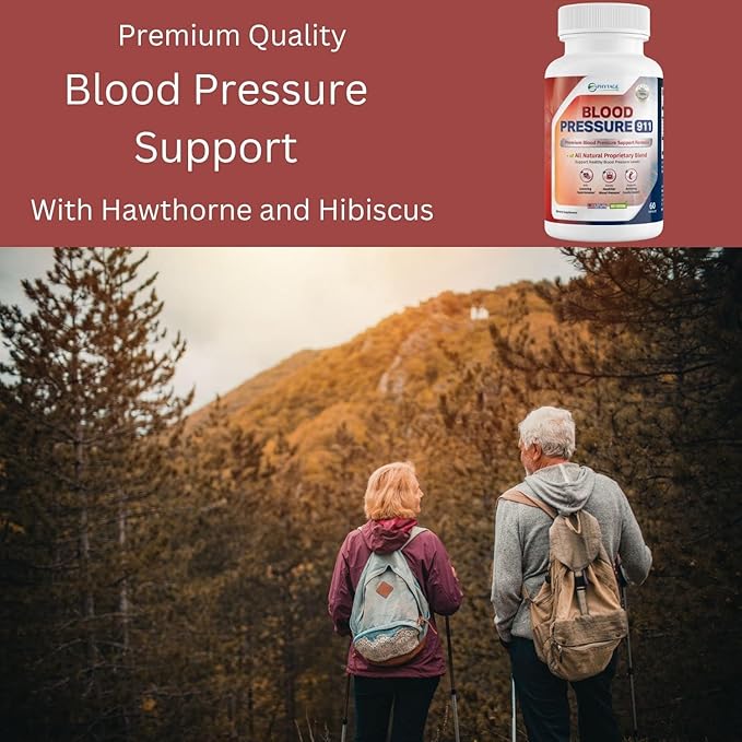 Blood Pressure 911 Premium Supplement - BP Support Pills. 2 Pack