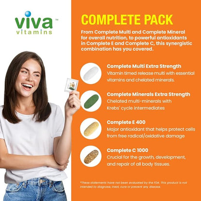 CSP Packs Extra Strength - Multivitamin and Multi Mineral Supplements Complete E & C, Immunity Vitamin Supplements for Menand Women, Complete Wellness Formula for Immune Support, 30 Packs