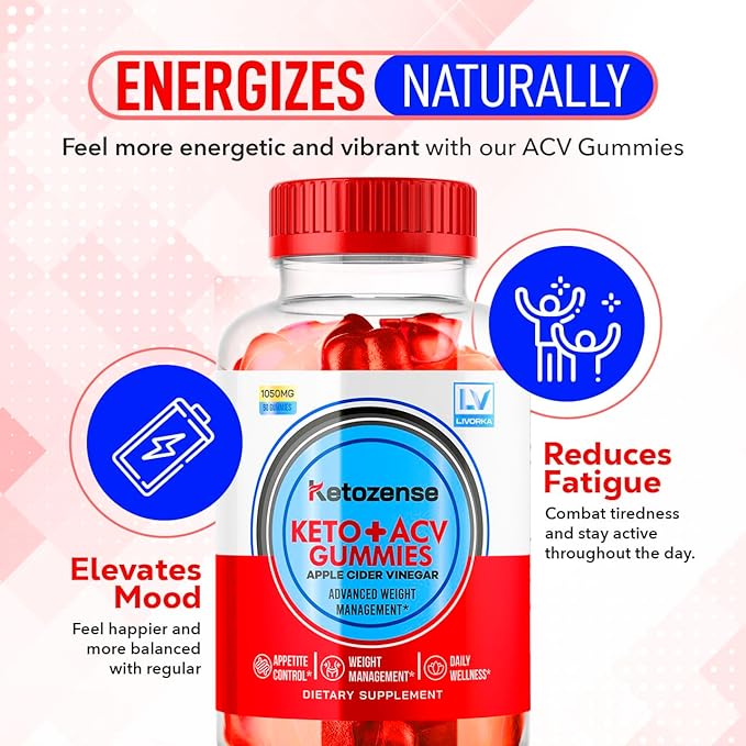 (3 Pack) Ketozense - KetozeneACV Gummies, Ketozense Gummies, KetozenseGummies, Ketozense ACV, Ketozense ACV 180 Gummies for 3 Months