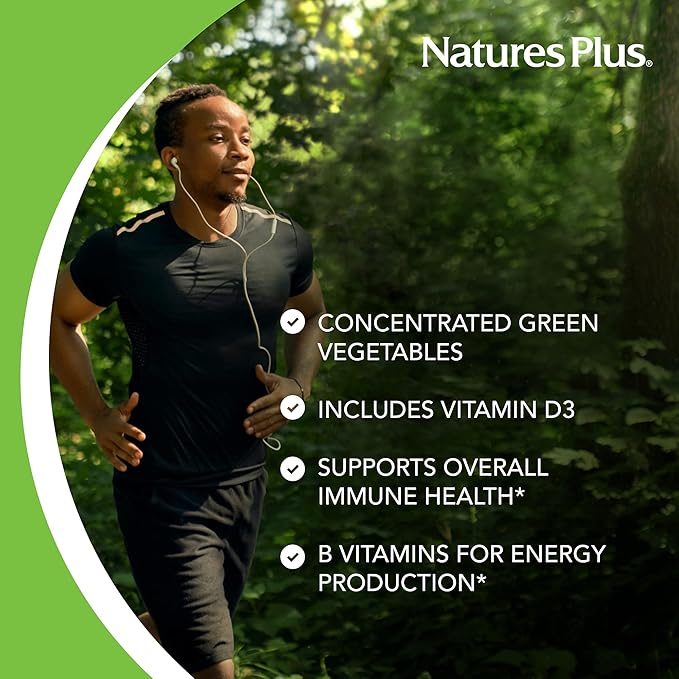 NaturesPlus Source of Life Power Teen - 180 Vegetarian Tablets - Teen Multivitamin with Minerals & Whole Foods for Mental Focus, Energy Booster - Gluten-Free - 90 Servings