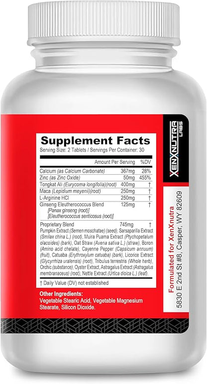 Mr Man Male Enlargement Pills- Size Enhancing Supplement for Men- Add Over 3 in 90 Days- 60 Tablets