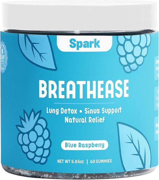 Mullein Leaf Extract for Lungs - Lung Detox Gummies - Daily Respiratory Health Support - Cleanse for Smokers - Allergy, Sinus, and Mucus Relief