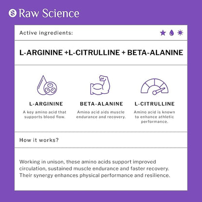 L Arginine L Citrulline Supplement, Nitric Oxide Supplements for Men: L-Arginine L-Citrulline Complex, Booster Mens Performance Supplements, Nitric Oxide Flow Blood Pressure & Vascularity, 60 Capsules