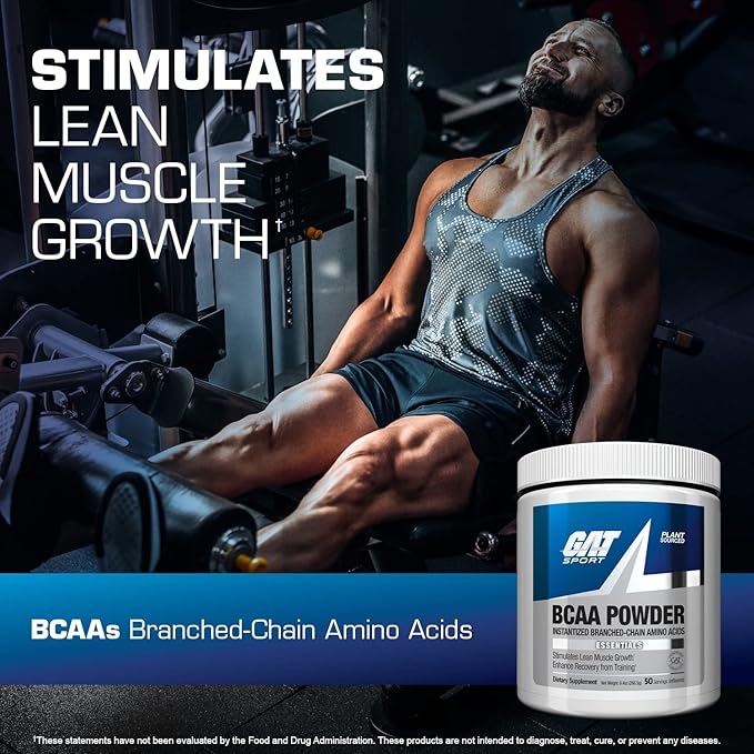 GAT Sport BCAA Powder Nutritional Supplement, 266.5 Gram