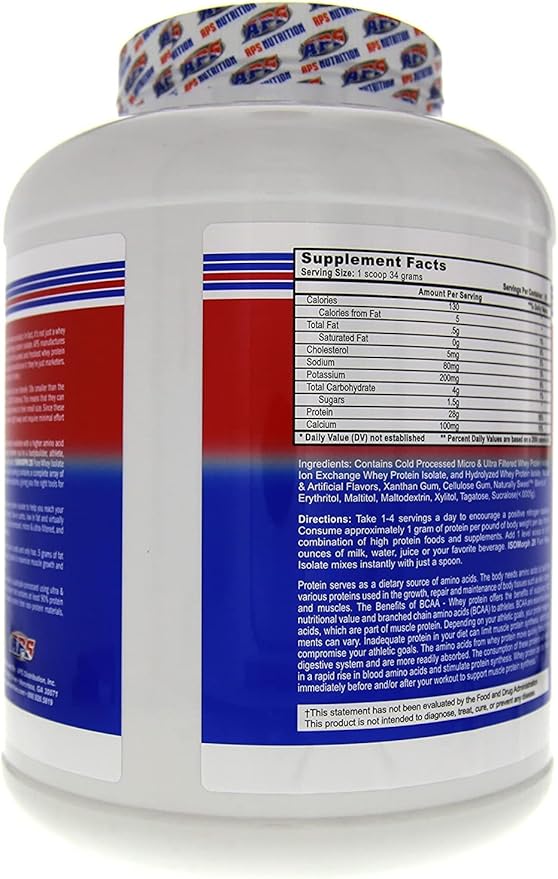 APS Nutrition Isomorph Protein Powder Supplement | Whey Protein Isolate | Ultra- Filtered | 28g Protein | Cookies & Cream, 5 Pound (Pack of 1)