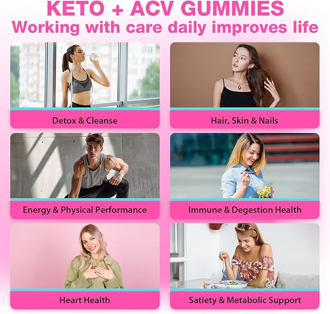 Apple Cider Vinegar Gummies, Fast Ripped Keto ACV Gummies, Max Strength 2000mg, Formulated with Green Tea, Probiotics, B6 & B12, ACV Gummies for Metabolism, Digestion, Detox & Cleanse, 240 Gummies