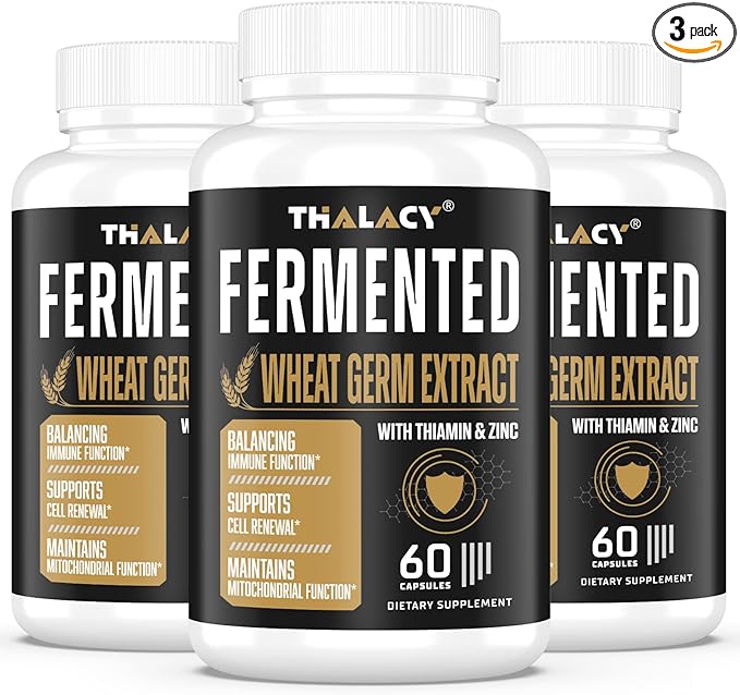 Spermidine Supplements 13mg - 1300mg Wheat Germ Extract Capsules Potent Formula with Higher Spermidine Content and Zinc for Healthy Aging, Daily Immune System and Cell Renewal (3 Pack)