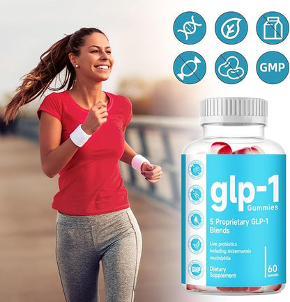 GLP-1 Support | GLP-1 Supplement, GLP Support Core with Synbiotics,with Naturally GLP-1 Supplement Probiotic, Hops Extract, GLP-1 Energy, GLP-1 Levels & Overall Health - 60 Count