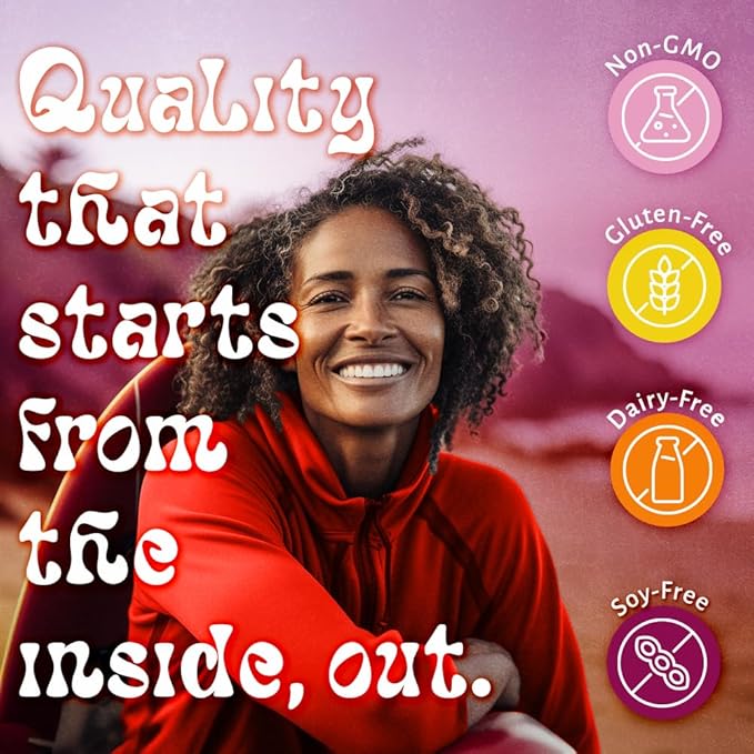 LUV Everyday™ Women’s 50+ Multivitamin, Women’s 50+ Adult Formula Daily Nutritional Support with Iron, Calcium, KSM-66 Ashwaganda, CoQ10, Lycopene, and Lutemax 2020 - Non GMO Gluten Free - 60 Capsules