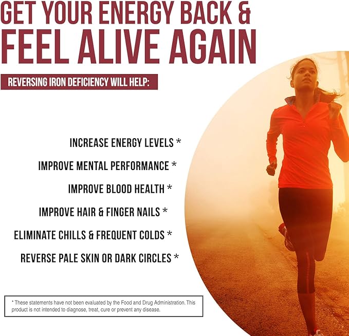 Ionic Liquid Iron Supplement (236 Servings) – Highest Absorption Rate Allows for Smaller Dose & Less Stomach Issues - Non-Flavored, Vegan, Ionically Charged, Earth-Sourced Minerals