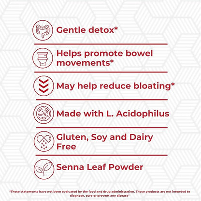 Health Plus Super Colon Cleanse 10 Day Gentle Gut Cleanse Detox, Psyllium Husk, Probiotics for Constipation Relief & Digestive Support, 120 Capsules