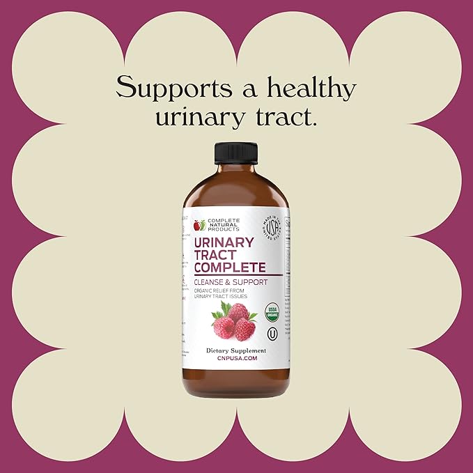 Complete Natural Products Urinary Tract Complete 8oz - Liquid Supplement for a Urinary Tract Cleanse, Defense, Health, and Treatment with Organic Cranberry & Organic D-Mannose