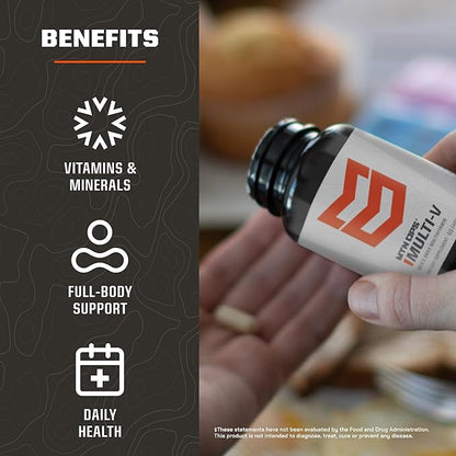 MTN OPS Multi-V Mens Multivitamin Vegetarian Capsules, Essential Daily Vitamin Complex, 60 Capsules, 30 Day Supply