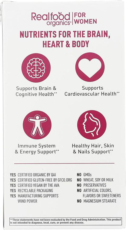 COUNTRY LIFE Organic Realfood Multivitamin for Women 60 Count, 60 CT