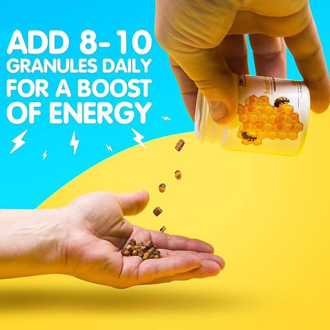 Generic Bread Bee Perga Fermented Bee Pollen 100% Natural and Organic Multivitamin Made by Bee Sour Sweet Flavor, Reminiscent of Honey