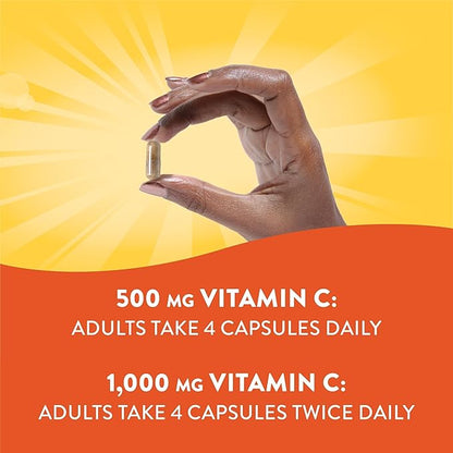 Nature's Way Alive! Vitamin C Supplement with Organic Acerola, Immune Support*, 120 Capsules