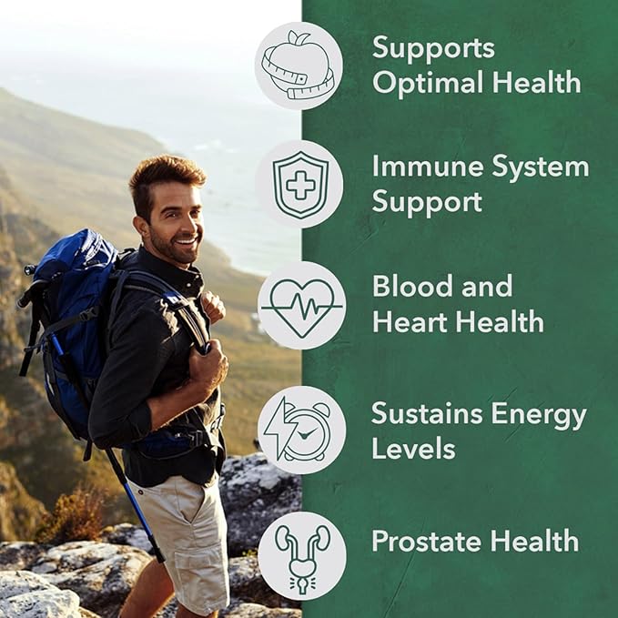 PlantFusion Organic Multivitamin for Men - One Daily Whole Food Blend Men's Multivitamin - Vegan, Non-GMO, Gluten Free & Dairy Free - 60 Tablets (2 Month Supply)