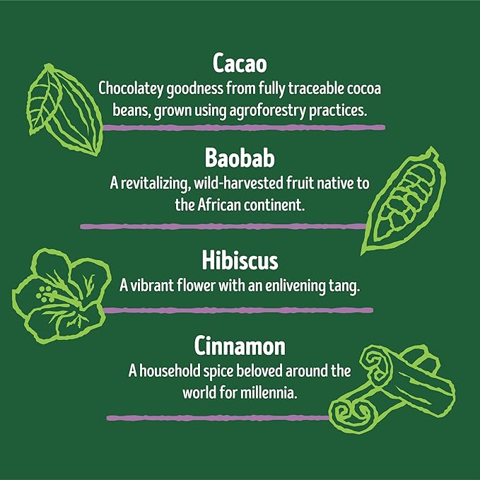 Kuli Kuli Mood Magic 6 oz Organic Uplifting Superfood Powder - Powerful Blend of Maca, Baobab, Hibiscus, and Cinnamon - Superfood powder blend for Mood, Stress Reduction, Cognitive Function