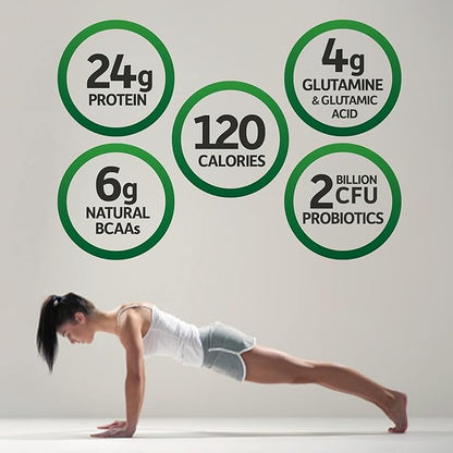 Garden of Life SPORT Whey Protein Powder Vanilla., Premium Grass Fed Whey Protein Isolate plus Probiotics for Immune System Health, 24g Protein, Non GMO, Gluten Free., Cold Processed - 20 Servings