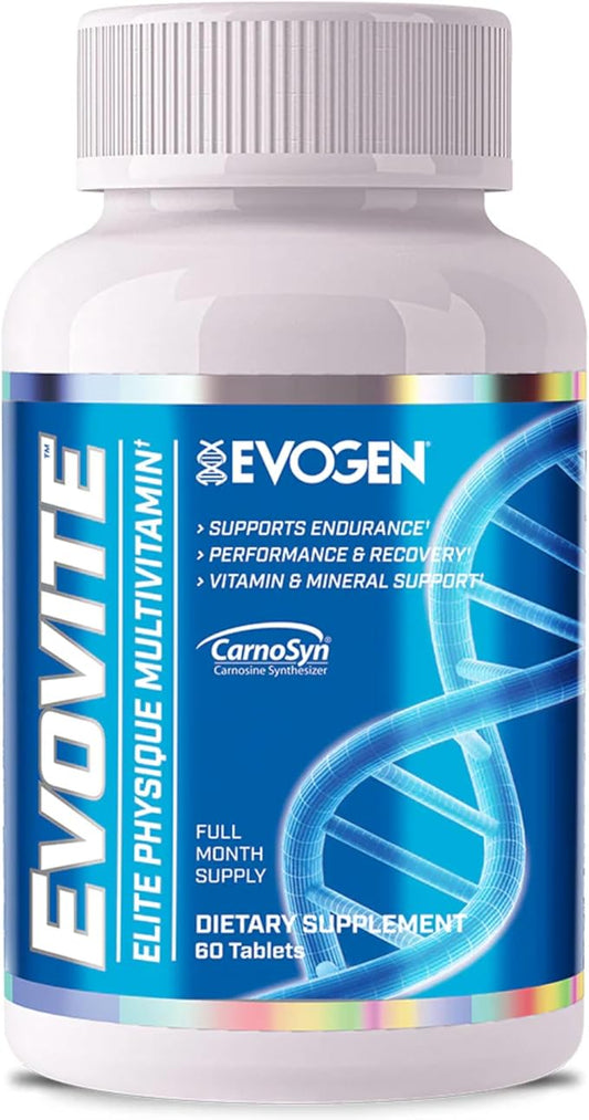 Evogen Evovite | Immune Boosting Elite Sport Multivitamin with Beta-Alanine & Curcumin | 30 Day Supply